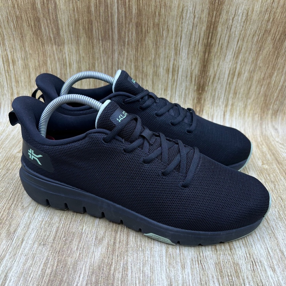 Kuru Flex Via Walking Sneakers Women's 11 Black Mint Green Orthopedic 209906110